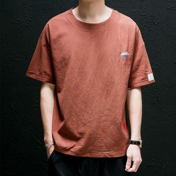 men's t-shirts linen short sleeve summer embroidery solid color thin cotton hemp loose large round neck fashion t-shirt ll9l, White;black
men's t-shirts linen short sleeve summer embroidery solid color thin cotton hemp loose large round neck fashion t-shirt ll9l, White;black