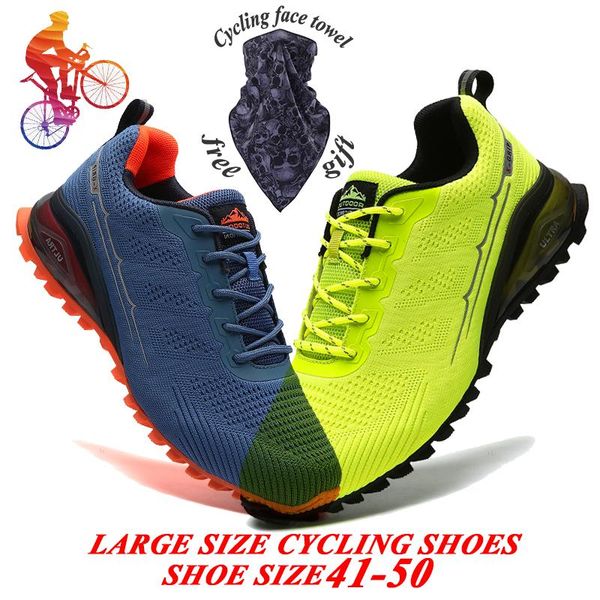 large size non-slip wear-resistant cycling shoes, men's outdoor sports non-locking rubber-soled shoes footwear, Black
large size non-slip wear-resistant cycling shoes, men's outdoor sports non-locking rubber-soled shoes footwear, Black