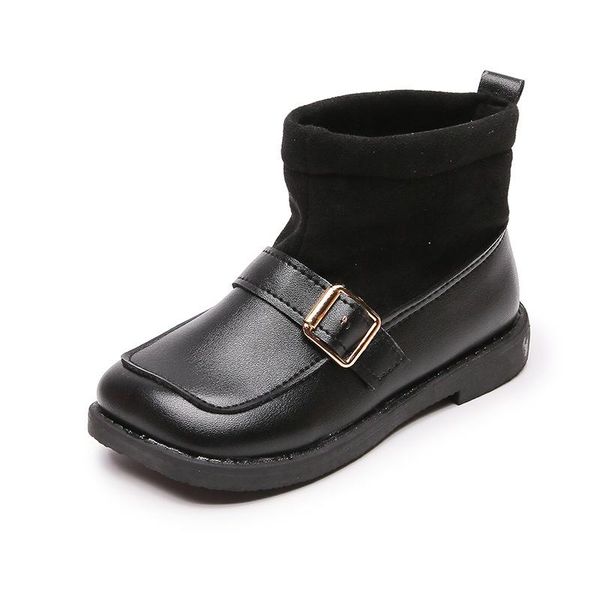 children boots casual autumn winter pu leather school girls shoes fashion single short kids, Black;grey
children boots casual autumn winter pu leather school girls shoes fashion single short kids, Black;grey