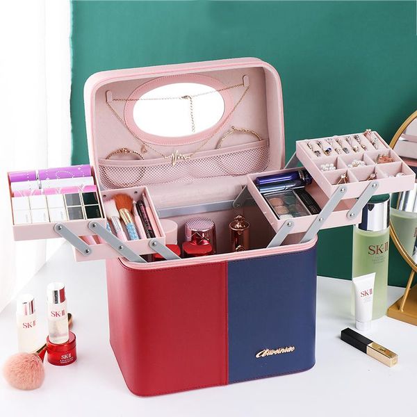 cosmetic bags & cases portable storage box travel accessories toiletry bag fashion large capacity makeup suitcase waterproof case
cosmetic bags & cases portable storage box travel accessories toiletry bag fashion large capacity makeup suitcase waterproof case