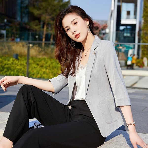 women's suits & blazers small suit coat women 2021 spring and summer light mature fashion temperament large casual thin, White;black
women's suits & blazers small suit coat women 2021 spring and summer light mature fashion temperament large casual thin, White;black