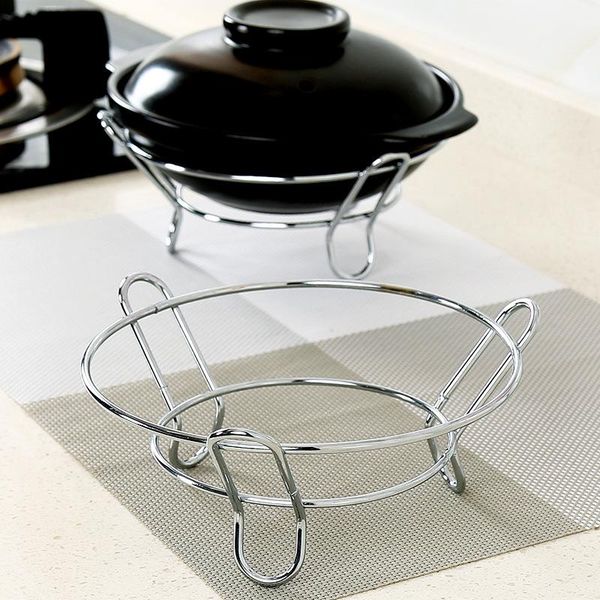 kitchen stainless steel round pot rack thicken simple shelves heat insulation anti-scald mat casserole storage & organization
kitchen stainless steel round pot rack thicken simple shelves heat insulation anti-scald mat casserole storage & organization