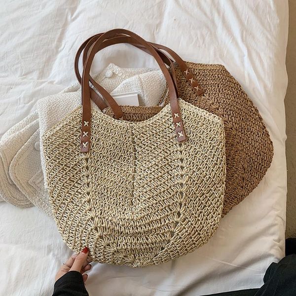 evening bags hand-woven women's handbag bohemian 2021 trend summer straw beach bag travel shopper large capacity tote weaving shoulder
evening bags hand-woven women's handbag bohemian 2021 trend summer straw beach bag travel shopper large capacity tote weaving shoulder