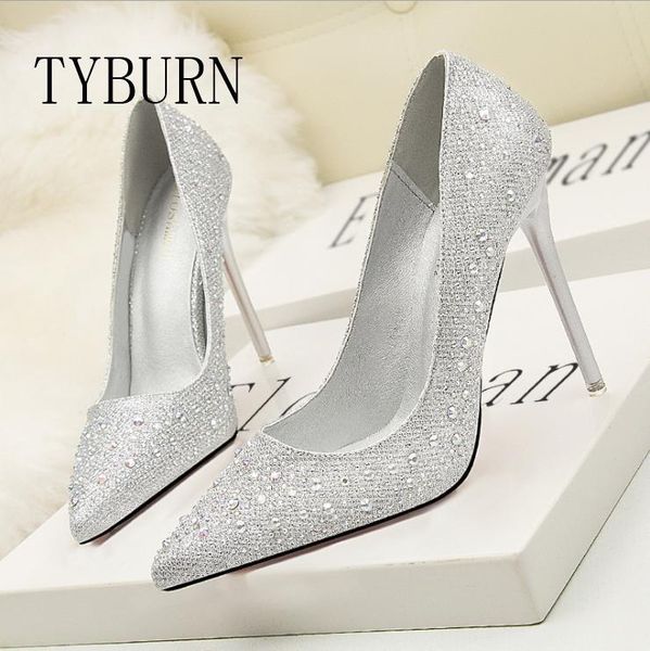 fashion women's shoes delicate and elegant stiletto high heels shallow mouth is thin pointed toe color diamond rhinestone si dress, Black
fashion women's shoes delicate and elegant stiletto high heels shallow mouth is thin pointed toe color diamond rhinestone si dress, Black