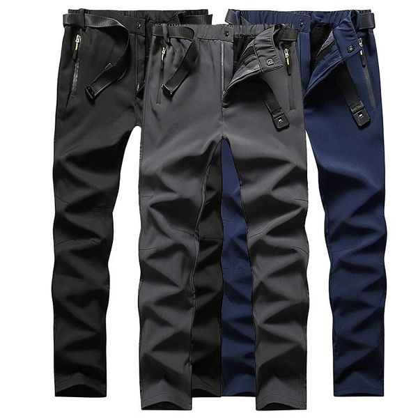 men's pants winter thick fleece men outdoor warm waterproof windproof breathable soft shell trousers autumn sports hiking cargo, Black
men's pants winter thick fleece men outdoor warm waterproof windproof breathable soft shell trousers autumn sports hiking cargo, Black