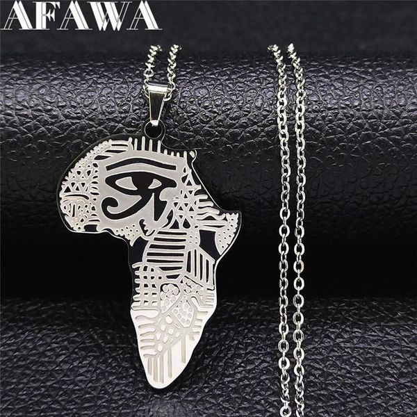 pendant necklaces 2021 eye of africa map south necklace stainless steel bells chain jewelry catenina acciaio inox nxs02, Silver
pendant necklaces 2021 eye of africa map south necklace stainless steel bells chain jewelry catenina acciaio inox nxs02, Silver