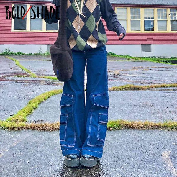 bold shade skater style indie boyfriend baggy pants y2k streetwear teen fashion 90s jeans pockets wide legs high waist trousers, Blue
bold shade skater style indie boyfriend baggy pants y2k streetwear teen fashion 90s jeans pockets wide legs high waist trousers, Blue