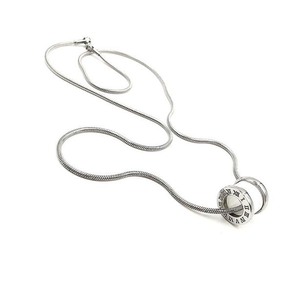pendant necklaces stainless steel ceramic necklace mens roman numerals male chains black color jewelry on the neck wholesale, Silver
pendant necklaces stainless steel ceramic necklace mens roman numerals male chains black color jewelry on the neck wholesale, Silver