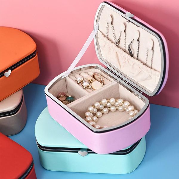 cosmetic bags & cases 1 pcs portable travel mini jewelry box organizer display leather storage case for women girls solid color
cosmetic bags & cases 1 pcs portable travel mini jewelry box organizer display leather storage case for women girls solid color