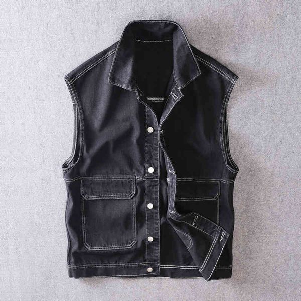 vests fashion streetwear casual smart overalls cotton denim vest hombre big pocket sleeveless angling jacket men, Black;white
vests fashion streetwear casual smart overalls cotton denim vest hombre big pocket sleeveless angling jacket men, Black;white