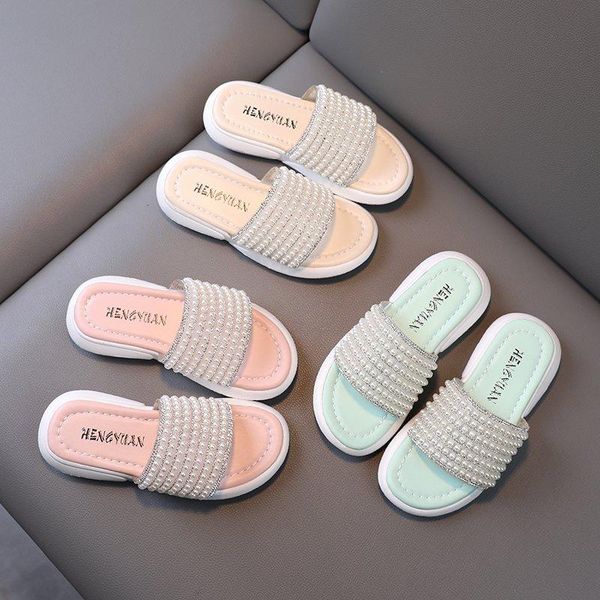 slipper korean style sweet girls pearls slippers comfortable anti-skid 3-18 years old kids slides t21n04ls-70, Black;grey
slipper korean style sweet girls pearls slippers comfortable anti-skid 3-18 years old kids slides t21n04ls-70, Black;grey