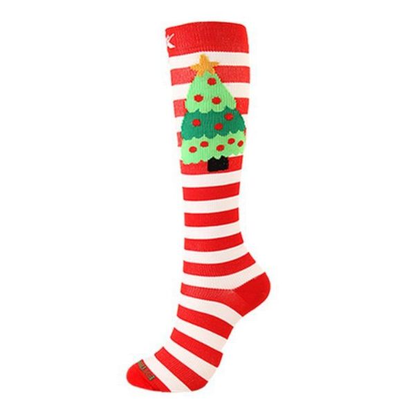 sports socks 6pair knee high christmas cap tree deer striped printed compression polyester nylon hosiery footwear accessories, Black
sports socks 6pair knee high christmas cap tree deer striped printed compression polyester nylon hosiery footwear accessories, Black