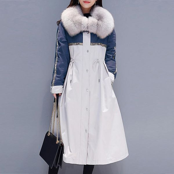 women's trench coats thin section 2021 fashion slim women winter jacket cotton ladies coat plus size long parka womens jackets faux fur, Tan;black
women's trench coats thin section 2021 fashion slim women winter jacket cotton ladies coat plus size long parka womens jackets faux fur, Tan;black