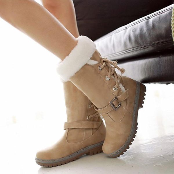 ladies women fashion warm snow boots buckle match solid shoes woman winter female long to3j, Black
ladies women fashion warm snow boots buckle match solid shoes woman winter female long to3j, Black