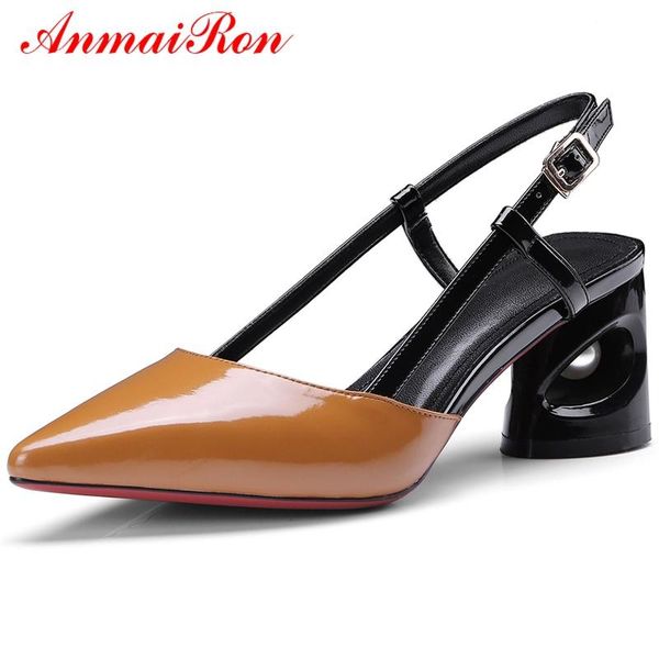 dress shoes anmairon mary janes genuine leather womens heels strange style pointed toe pumps women size 34-39 ly609, Black
dress shoes anmairon mary janes genuine leather womens heels strange style pointed toe pumps women size 34-39 ly609, Black