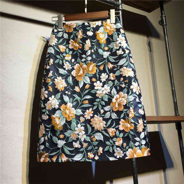 skirts 2021 women winter exqusite flowers embroidery work wear package hip pencil midi autumn bodycon femininas 09v1, Black
skirts 2021 women winter exqusite flowers embroidery work wear package hip pencil midi autumn bodycon femininas 09v1, Black