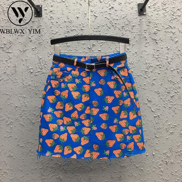 skirts summer womens high waist denim short fashion strawberry print a-line jeans skirt women casual package hip mini, Black
skirts summer womens high waist denim short fashion strawberry print a-line jeans skirt women casual package hip mini, Black
