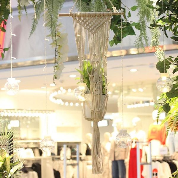 decorative objects & figurines handmade flower hanging pot rope net macrame plant hanger for home wall decoration courtyard garden planter b
decorative objects & figurines handmade flower hanging pot rope net macrame plant hanger for home wall decoration courtyard garden planter b