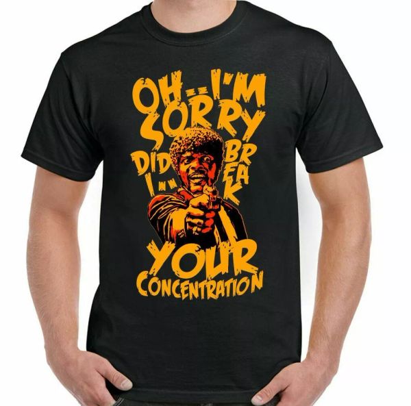 pulp fiction t-shirt concentration mens funny movie film samuel . jackson quote, White;black
pulp fiction t-shirt concentration mens funny movie film samuel . jackson quote, White;black