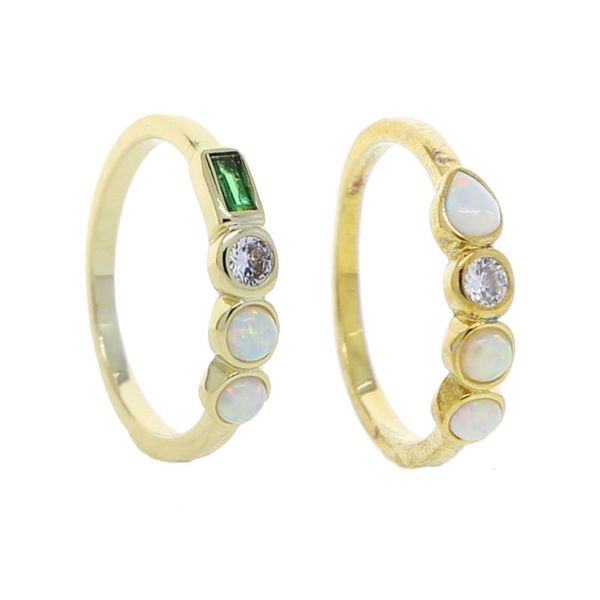 wedding rings 2021 cute simple gold color ring white fire opals inlaid green cz finger for women delicate jewelry, Slivery;golden
wedding rings 2021 cute simple gold color ring white fire opals inlaid green cz finger for women delicate jewelry, Slivery;golden