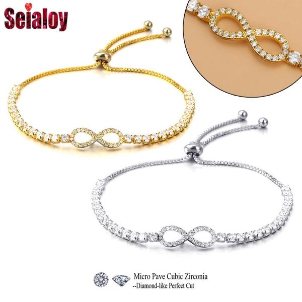 charm bracelets seialoy cubic zirconia endless loop for women men fine adjustable length bracelet lovers gift, Golden;silver
charm bracelets seialoy cubic zirconia endless loop for women men fine adjustable length bracelet lovers gift, Golden;silver