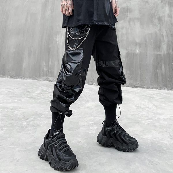 trendy personality stitching harem pants male loose tide brand street hip hop long men's, Black
trendy personality stitching harem pants male loose tide brand street hip hop long men's, Black