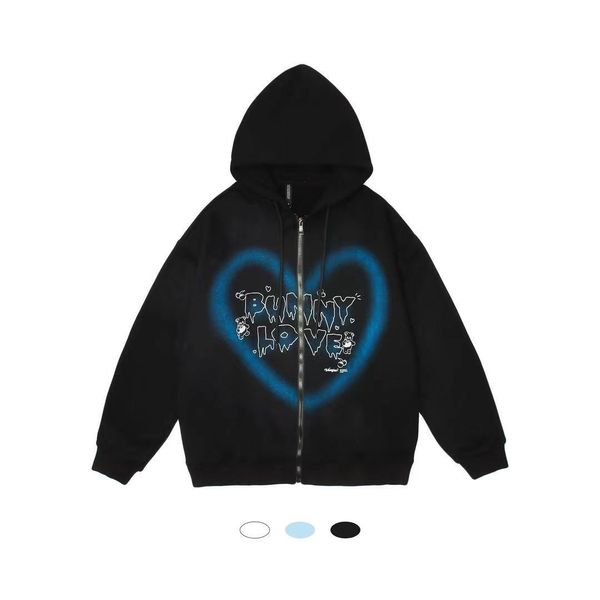 women hoodie harajuku heart letter kawaii e-girl anime sweatshirts y2k zip-up 2021 autumn graffiti bear print punk sweatshirt, Black
women hoodie harajuku heart letter kawaii e-girl anime sweatshirts y2k zip-up 2021 autumn graffiti bear print punk sweatshirt, Black
