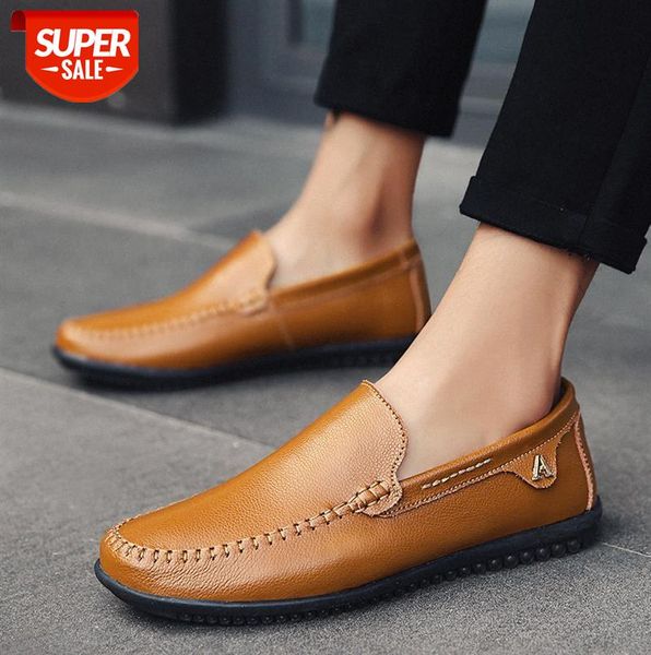 men's shoes large size casual flat-heel peas cowhide leather #ec7q 
men's shoes large size casual flat-heel peas cowhide leather #ec7q
