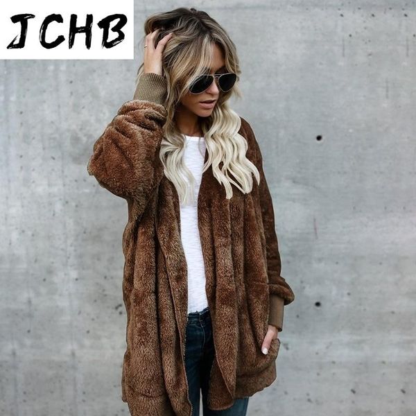 women s-5xl faux fur teddy bear plush coat jackets fashion open stitch winter hooded female long sleeve fuzzy jacket ladies women's, Black;brown
women s-5xl faux fur teddy bear plush coat jackets fashion open stitch winter hooded female long sleeve fuzzy jacket ladies women's, Black;brown