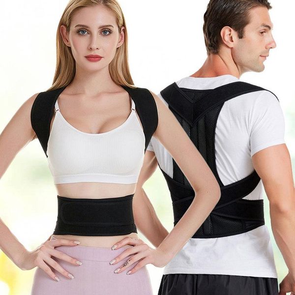 back brace posture corrector for women men lumbar support shoulder improve provide pain relief, Black;blue
back brace posture corrector for women men lumbar support shoulder improve provide pain relief, Black;blue