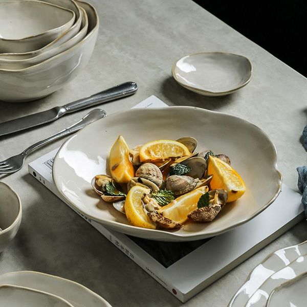 dishes & plates ceramic kitchen tableware irregular rice bowl creative dessert salad porcelain dinner plate sauce dish diner
dishes & plates ceramic kitchen tableware irregular rice bowl creative dessert salad porcelain dinner plate sauce dish diner