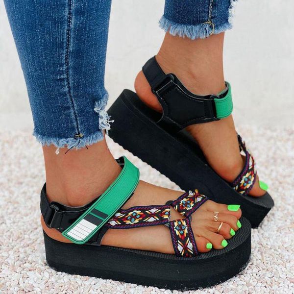 sandals 2021 brand women's platform gladiator ladies mixed colors wedges summer women, Black
sandals 2021 brand women's platform gladiator ladies mixed colors wedges summer women, Black