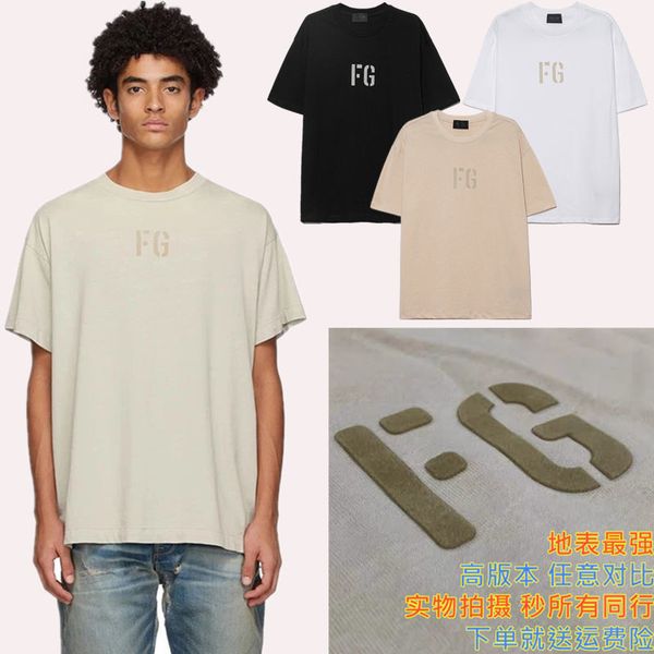 feel of god fog season 7 letter short sleeve fg rich men and women loose flocked t-shirt hip hop high street fashion, White;black
feel of god fog season 7 letter short sleeve fg rich men and women loose flocked t-shirt hip hop high street fashion, White;black