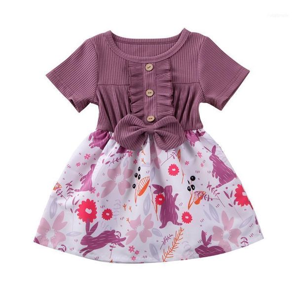 girls summer dress toddler baby girl floral pit knitted ribbed patchwork children casual short sleeve dresses1, Red;yellow 
girls summer dress toddler baby girl floral pit knitted ribbed patchwork children casual short sleeve dresses1, Red;yellow