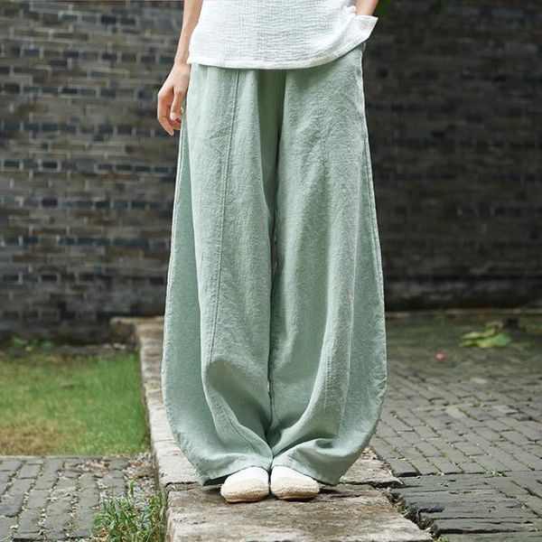 women's pants & capris autumn gothic color pockets loose 2021 women harajuku elastic waist cotton linen wide leg full length lj700, Black;white
women's pants & capris autumn gothic color pockets loose 2021 women harajuku elastic waist cotton linen wide leg full length lj700, Black;white