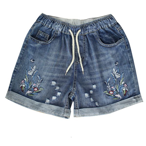 short high waist womens denim shorts 2021 spring torn plus vintage floral size embroidered short female jeans, White;black
short high waist womens denim shorts 2021 spring torn plus vintage floral size embroidered short female jeans, White;black