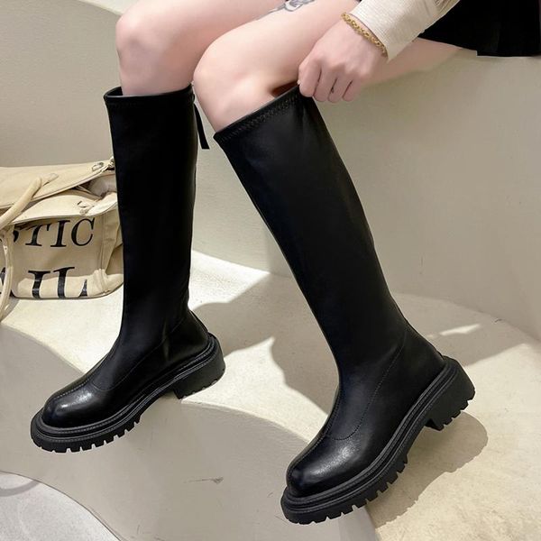boots rimocy autumn winter platform women's knee high 2021 round toe thick bottom long woman comfy soft pu leather shoes, Black
boots rimocy autumn winter platform women's knee high 2021 round toe thick bottom long woman comfy soft pu leather shoes, Black