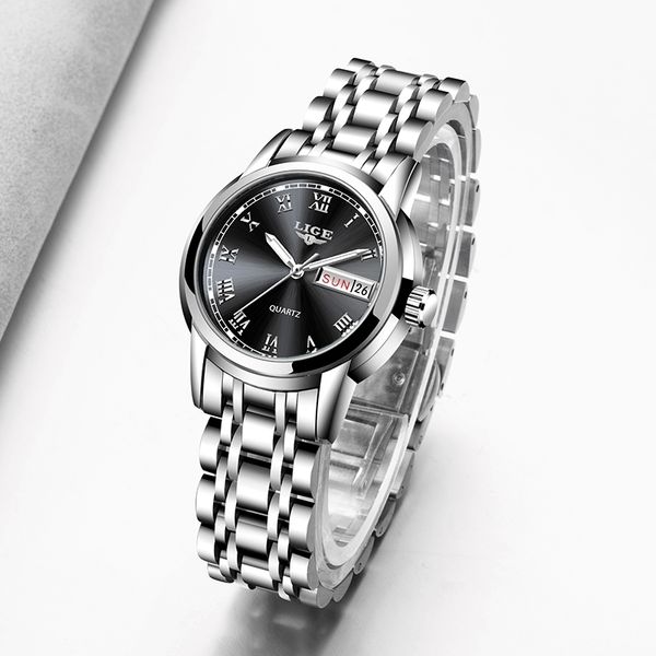 lige women watches luxury brand watch fashion quartz ladies stainless steel waterproof gift dress watch relogio feminino 210527, Slivery;brown
lige women watches luxury brand watch fashion quartz ladies stainless steel waterproof gift dress watch relogio feminino 210527, Slivery;brown