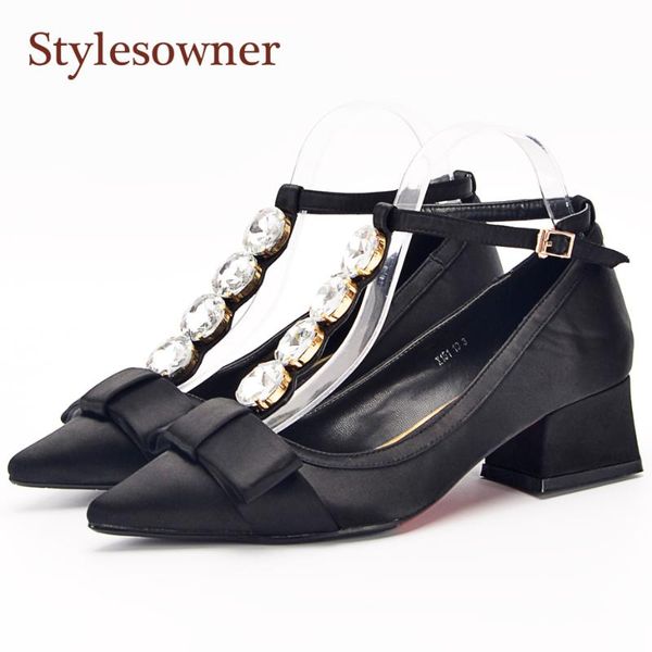 stylesowner black beige satin women shoe comfortable pointed toe bowtie t-strap 2021 spring single shoes ol big stone pumps dress
stylesowner black beige satin women shoe comfortable pointed toe bowtie t-strap 2021 spring single shoes ol big stone pumps dress