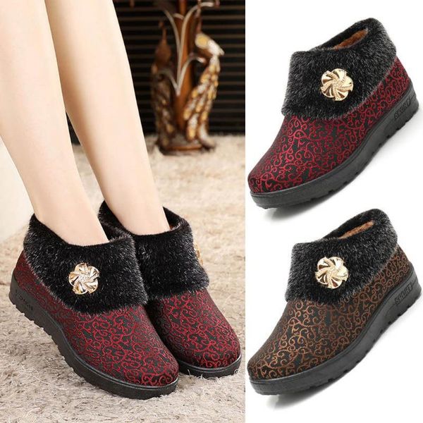 boots women snow warm casual shoes cotton flower rhinestone ankle fashion winter #, Black
boots women snow warm casual shoes cotton flower rhinestone ankle fashion winter #, Black