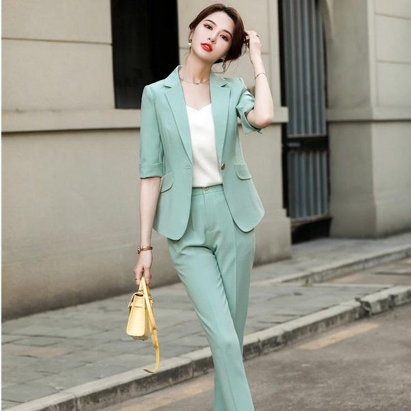 women's two piece pants 2021 women blazer and pencil sets pieces ol single breasted jacket formal professional suit trousers spring sum, White
women's two piece pants 2021 women blazer and pencil sets pieces ol single breasted jacket formal professional suit trousers spring sum, White