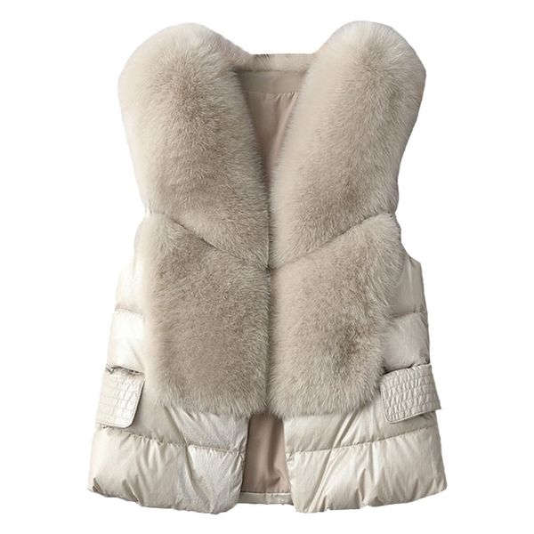 fur vest women's short down feather imitation slim temperament jacket autumn and winter fashion all-match 211120, Black
fur vest women's short down feather imitation slim temperament jacket autumn and winter fashion all-match 211120, Black