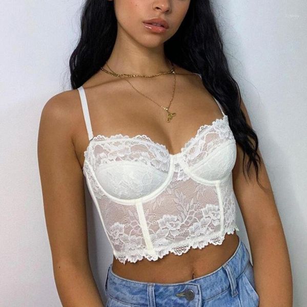 white lace corset 2021 summer women bustier spaghetti strap see through crop tank q174 bustiers & corsets, Black;white
white lace corset 2021 summer women bustier spaghetti strap see through crop tank q174 bustiers & corsets, Black;white