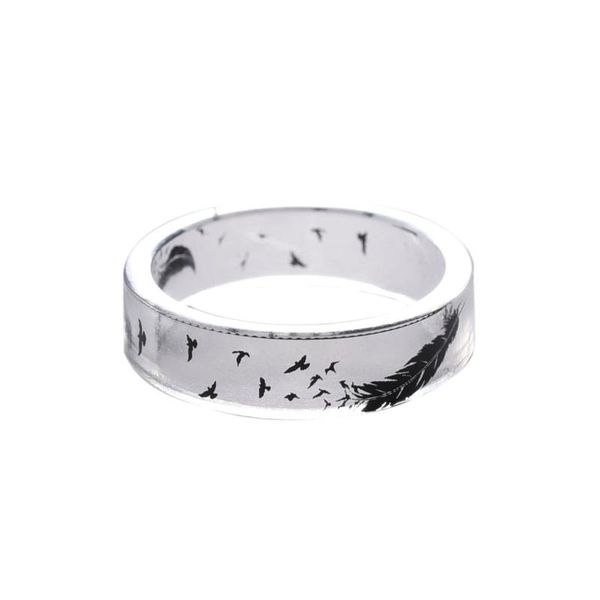 wedding rings transparent resin ring handmade jewelry with birds and feather ink painting scenery inside epoxy for women, Slivery;golden
wedding rings transparent resin ring handmade jewelry with birds and feather ink painting scenery inside epoxy for women, Slivery;golden