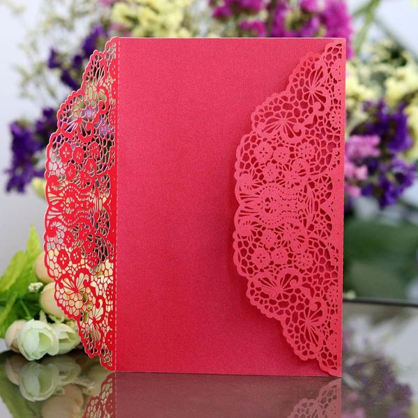 greeting cards 10pcs/set gold flower laser cut wedding invitations 2021 lace favor envelopes card event party decoration
greeting cards 10pcs/set gold flower laser cut wedding invitations 2021 lace favor envelopes card event party decoration