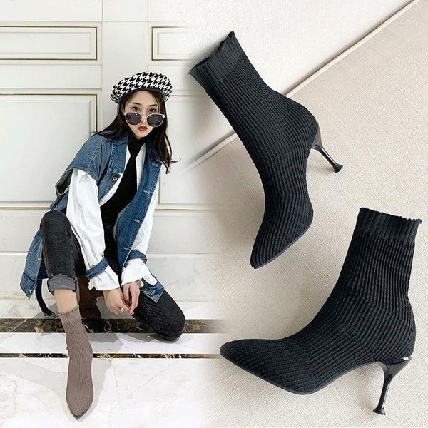 boots tube soft women knitting .5cm thin heel ankle for high heels autumn shoes woman socks fashion short1, Black
boots tube soft women knitting .5cm thin heel ankle for high heels autumn shoes woman socks fashion short1, Black