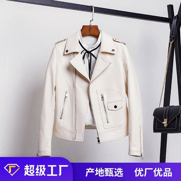 long term in stock leather small jacket women's short slim 2021 coat white motorcycle jackets, Black;brown
long term in stock leather small jacket women's short slim 2021 coat white motorcycle jackets, Black;brown