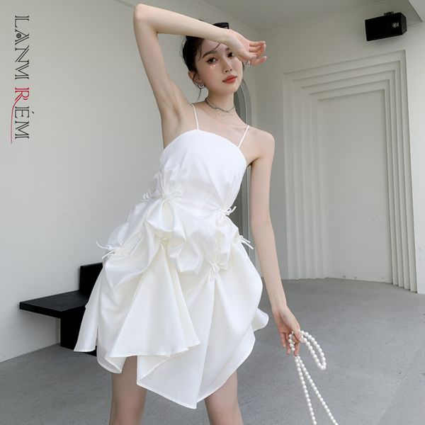 women dress princess white bow irregular suspender slash neck temperament loose fit fashion tide summer 2h614 210507, Black;gray
women dress princess white bow irregular suspender slash neck temperament loose fit fashion tide summer 2h614 210507, Black;gray