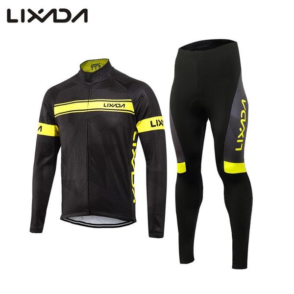 racing sets lixada men winter cycling clothing set windproof thermal fleece long sleeve jersey coat jacket with 3d padded pants, Black;blue
racing sets lixada men winter cycling clothing set windproof thermal fleece long sleeve jersey coat jacket with 3d padded pants, Black;blue