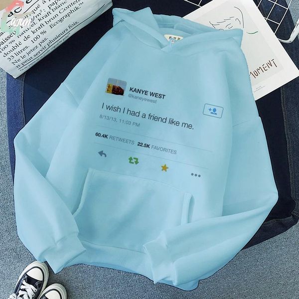 women's hoodies & sweatshirts winter blue harajuku sweatshirt wish i had a friend like me letter print hoodie long-sleeved korean fashi, Black
women's hoodies & sweatshirts winter blue harajuku sweatshirt wish i had a friend like me letter print hoodie long-sleeved korean fashi, Black